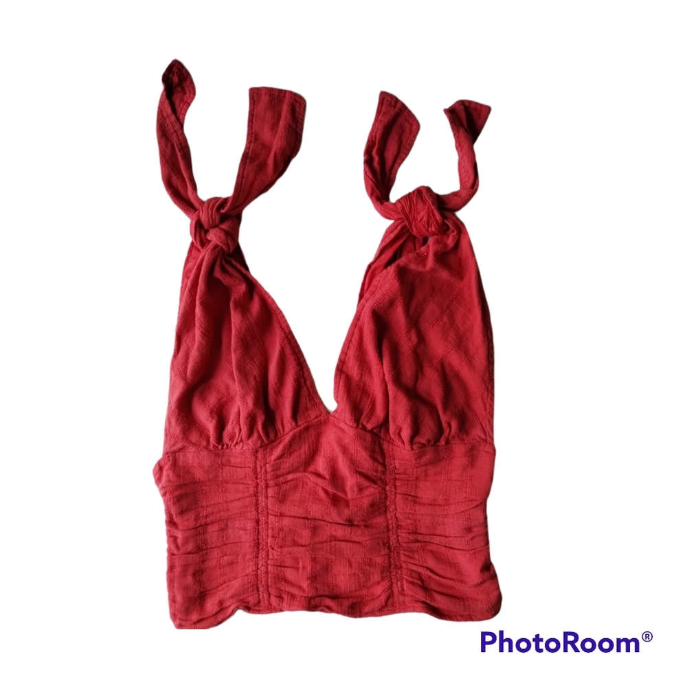 Free People Tie Top
